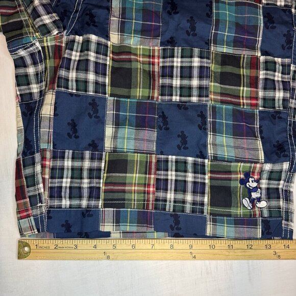 NWT Walt Disney World Cruise Line Patchwork Shorts Men’s 42 Mickey Embroidered - Picture 15 of 15